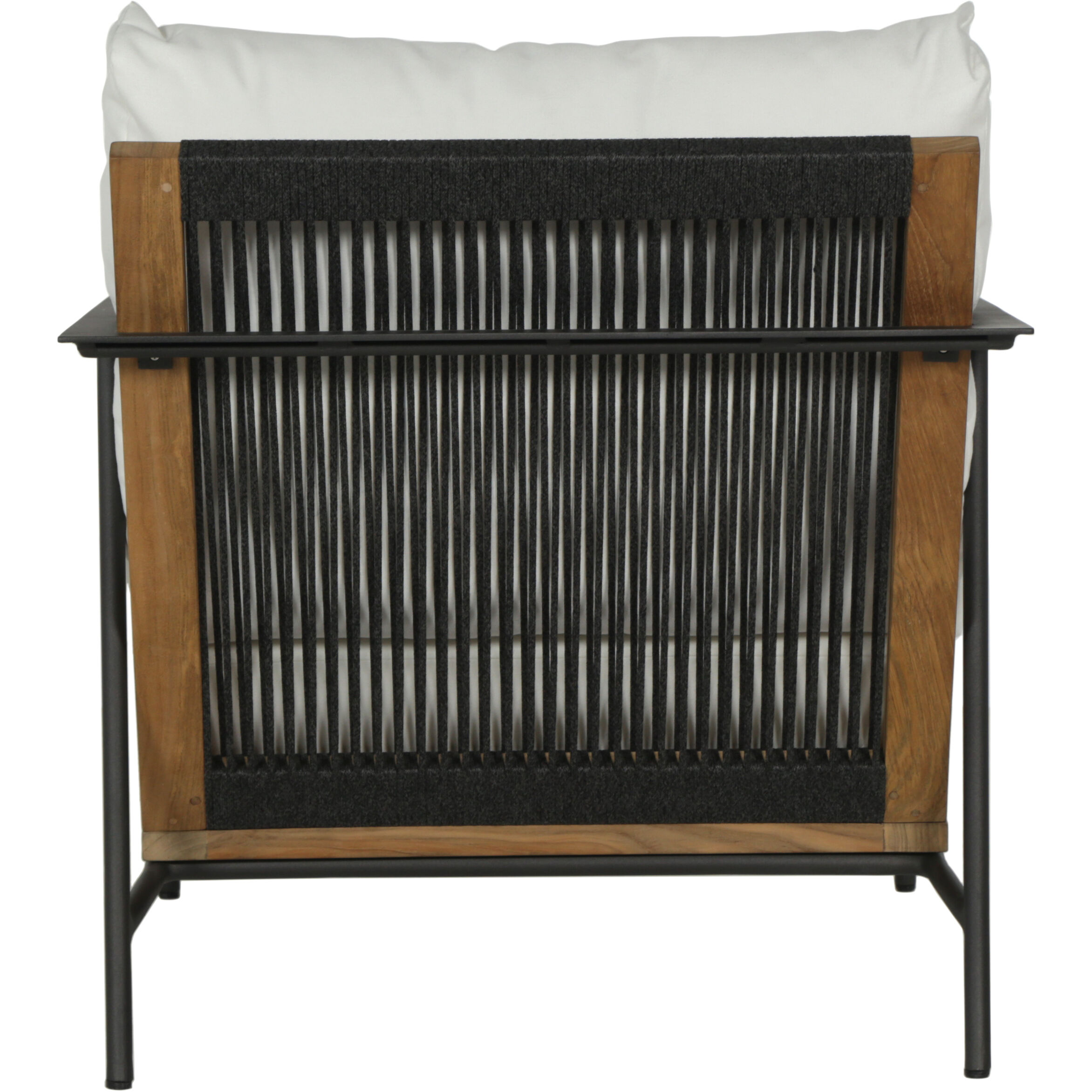 Milan Stinson White Outdoor Armchair